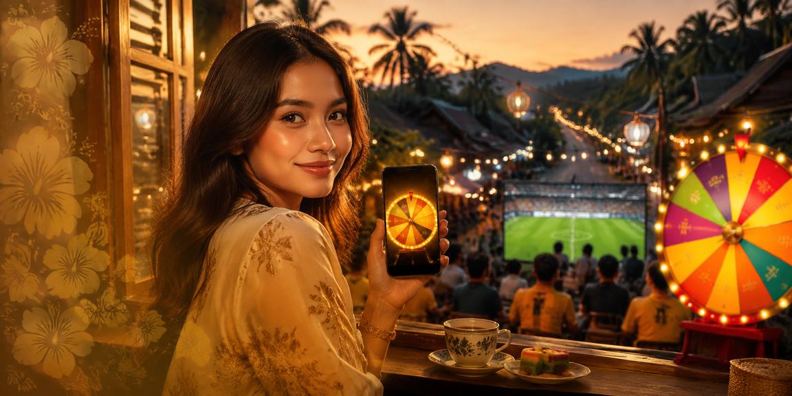 Peminat bola sepak Malaysia menonton perlawanan dan membuat taruhan dalam talian